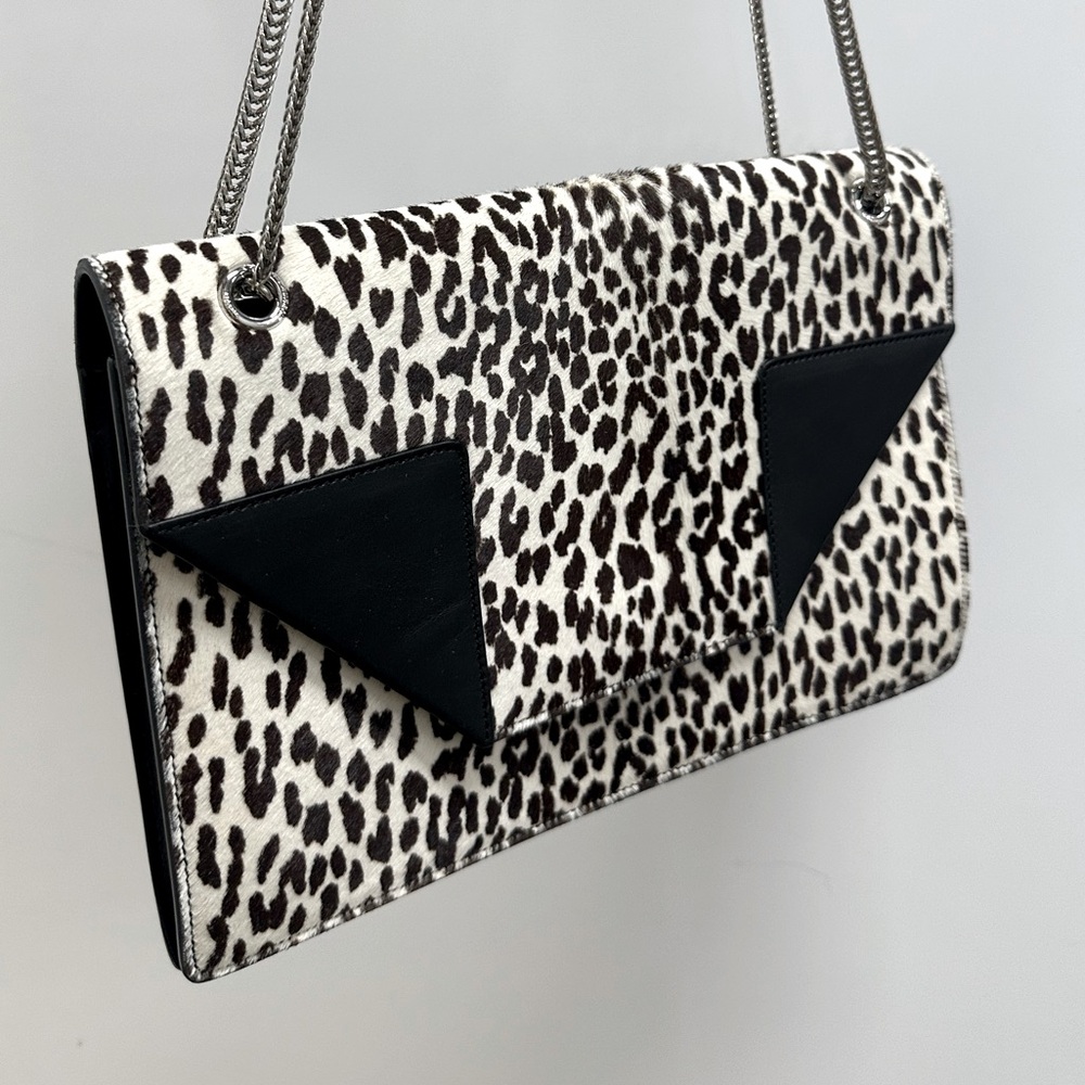 Saint Laurent Betty Leopard Shoulder Bag